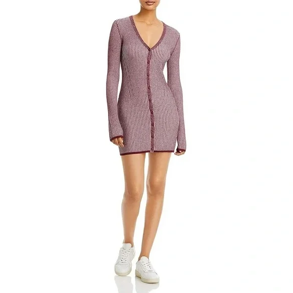 Alexis Ribbed Mini Dress - Picture 1 of 5